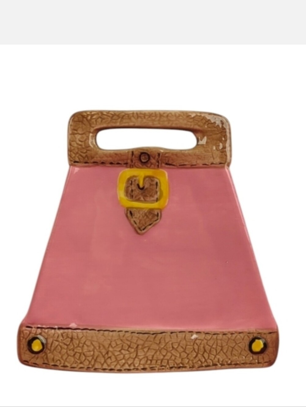 Adorable Handbag Design Dessert Plate